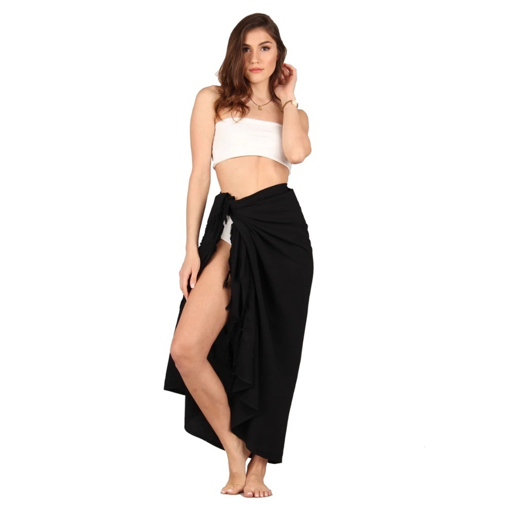 Beach Cover Swimming Pool Resort Vacation Sarong Halter Wrap Towel Dress NWT ๐๏ธ - Picture 9 of 16